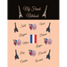 My French Notebook: Ruled 6 sections Notebook/Diary with some useful French expressions