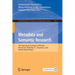 Metadata and Semantic Research: 15th International Conference, Mtsr 2021, Virtual Event, November 29 - December 3, 2021, Revised Selected Papers