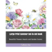 Large Print Summer Dot-To-Dot Book: Beautiful Flowers Insects and Garden Scenes