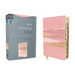 Niv, Thinline Bible, Leathersoft, Pink, Red Letter, Thumb Indexed, Comfort Print