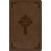 KJV Large Print Personal Size Reference Bible, Brown Celtic Cross Leathertouch, Indexed
