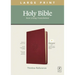 NLT Large Print Thinline Reference Bible, Filament Enabled Edition (Red Letter, Leatherlike, Berry)