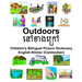English-Khmer (Cambodian) Outdoors/នៅខាងនរៅ Children's Bilingual Picture Dictionary