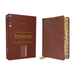 Nkjv, Thompson Chain-Reference Bible, Leathersoft, Brown, Red Letter, Thumb Indexed, Comfort Print
