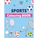Sports Colouring Book: For Kids, Football, Baseball, Soccer, Badminton, Tennis...