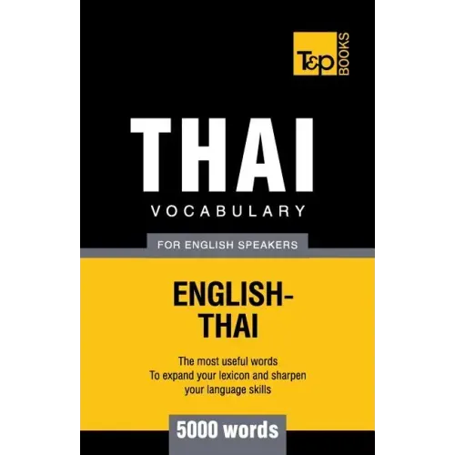 Thai vocabulary for English speakers - 5000 words
