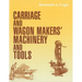 Carriage and Wagon Makers' Machinery and Tools