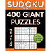 Sudoku Book 400 Medium GIANT Puzzles: Sudoku Puzzle Book With One Gigantic Puzzle Per Page, One Level of Difficulty