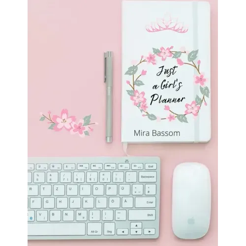 Just a Girl's Planner: 12-month Daily Planner (8.5 x11) January to December Monthly Calendar Diary Organize Your Schoolwork and Activities Bi