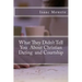 What They Didn't Tell You About Christian Dating and Courtship