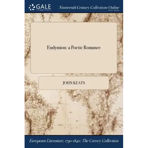 Endymion: a Poetic Romance