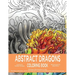 Abstract Dragons Coloring Book: Mythical Fantasy Coloring Books For Adults and Kids - Stress Relieving, Relaxation and Creativity Stimulation