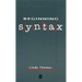 Beginning Syntax