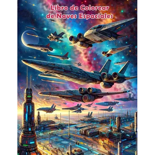 Libro de Colorear de Naves Espaciales