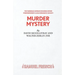 Farndale Avenue Housing Estate Townswomen's Guild Dramatic Society Murder Mystery