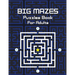 Big Mazes Puzzles Book For Adults: Challenge and Fun for your Brain, Star Mazes, Double Mazes, Quad Mazes Level Mazes Books for Beginner to Expert, Mi