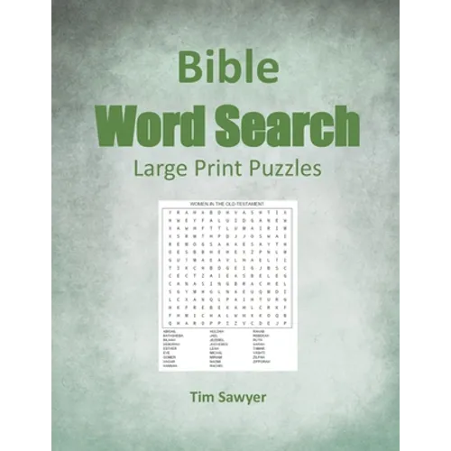 Bible Word Search: Large Print Puzzles