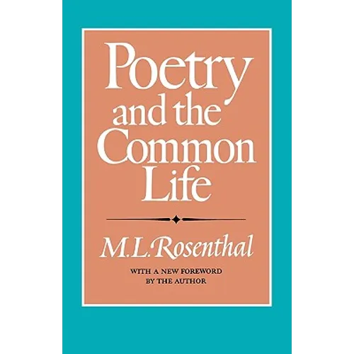 Poetry and the Common Life