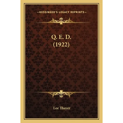 Q. E. D. (1922)