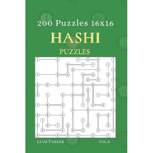 Hashi Puzzles - 200 Puzzles 16x16 vol.6