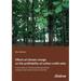 Effects of climate change on the profitability of carbon credit sales. A case study on Tectona grandis plantations located on the Pacific Coast of Cos