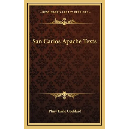 San Carlos Apache Texts