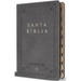 Biblia Rvr 1960 Letra Grande Tamaño Manual, Piel Gris Con Índice / Spanish Bible Rvr 1960 Handy Size Large Print Leathersoft Gray with Index