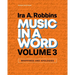Music in a Word Volume 3: Whippings and Apologies