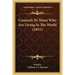 Counsels To Those Who Are Living In The World (1851)