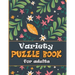 Variety Puzzle Book for adults: large print Puzzle book mixed ! featuring large print sudoku, word search, cryptograms and Word scramble