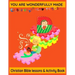 Christian Religious Bible Children kids ages 7-12 years olds educational teachings bible verse lessons colouring and activity book 100 pages: You are