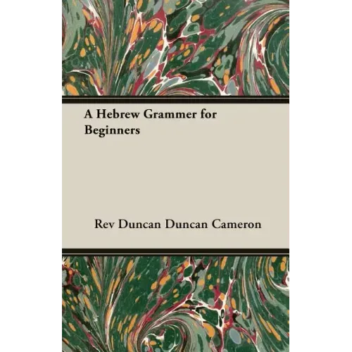 A Hebrew Grammer for Beginners