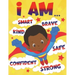 I Am: Empowering African American Coloring Book for Boys with Positive Affirmations for Little Black & Brown Boys with Natural Curly Hair