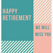 Happy Retirement Guest Book (Hardcover): Guestbook for retirement, message book, memory book, keepsake, retirement book for signing