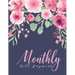 Monthly Bill Payment: Expense Finance Organize your bills and plan for your expenses Monthly Bill Planning Budgeting Record