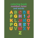 coloring book, number, leter and words: coloring book for kids 4-6