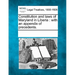 Constitution and Laws of Maryland in Liberia: With an Appendix of Precedents.