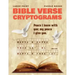 Large Print Bible Verse Cryptograms Puzzle Books: Cryptoquotes Puzzle Books for Adults