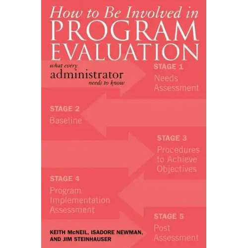 How to be Involved in Program Evaluation: What Every Adminstrator Needs to Know