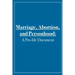 Marriage, Abortion, and Personhood: A Pro-life Document