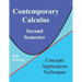 Contemporary Calculus Second Semester