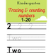kindergarten tracing & counting numbers: 1-20