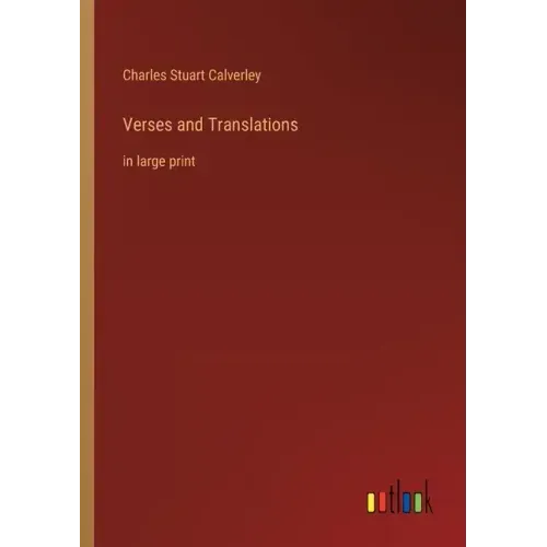 Verses and Translations: in large print