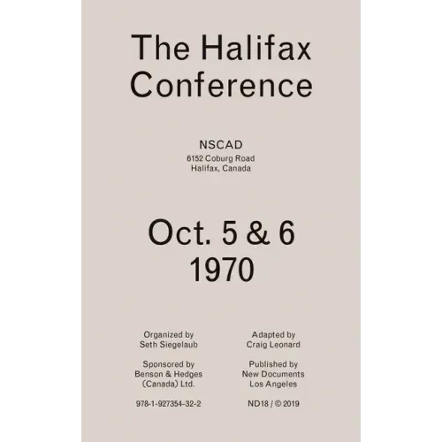 The Halifax Conference