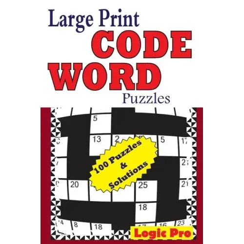 Large Print Code Word Puzzles
