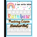 Rainbow Practicing Cursive Handwriting: Beginner Cursive Handwriting Workbook for Kids l Cursive handwriting alphabet for classroom l Learning cursive