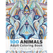 100 Animals Adult Coloring Book for Stress Relieving: Relaxing, Calming, Stress Relieving Designs