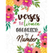 Verses for Women Coloring by Number: Women Christmas Coloring Book, A Christian Coloring Book gift card alternative, Good Vibes relaxation and Inspira