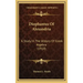 Diophantus Of Alexandria: A Study In The History Of Greek Algebra (1910)