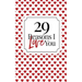 29 Reasons I Love You: Fill-In Memory Book: Homemade Couples Keepsake for Valentine's Day, Anniversaries & Birthdays